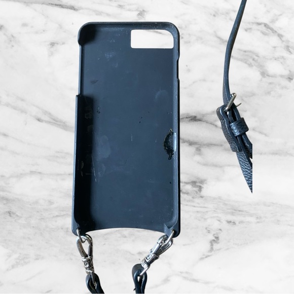 Bandolier Emma iPhone 6/6s/7/8 Plus Crossbody Case - Black/Silver - Picture 6 of 7